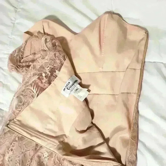 Jim Hjelm One Shoulder Blush Dress - Picture 6 of 6